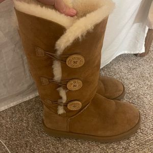 Bailey Button Triple Tall Uggs Chestnut